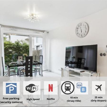 Apart-Chic-Les-Ulis With Balcon, Terrasse And Parking Les Ulis Exterior foto